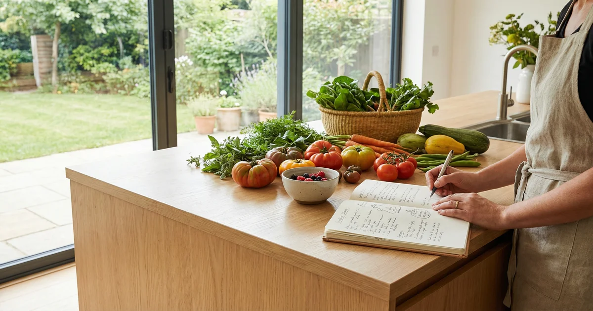 Vlastní kuchařka zdravé stravy: Zapisujte si úrodu - kuchařka zdravá strava