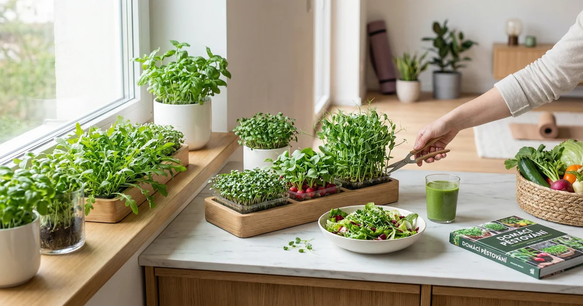 Zdravá strava pro fitness: Domácí pěstování microgreens - zdravá strava fitness