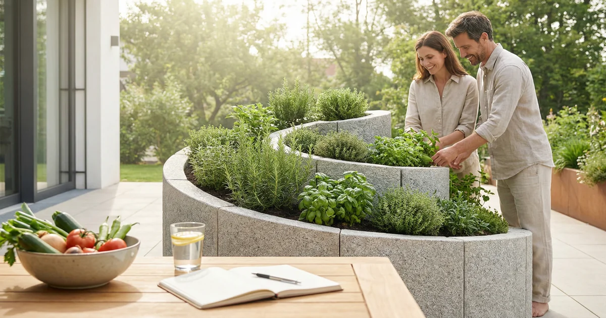 Zdravá strava a jídelníček: Naplánujte si bylinkovou spirálu - zdravá strava jídelníček