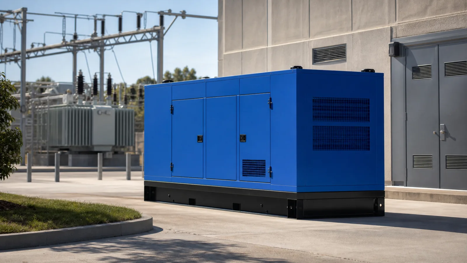 Tropické dny ve výrobní hale: chlazení technologie i lidí, když síť jede na hraně – mobilní elektrocentrála Valeon